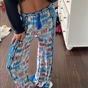 Flying Tomato bright palazzo pants